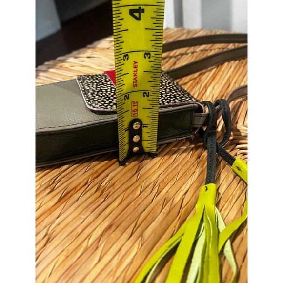 NWT New Soruka Recycled Leather Crossbody Phone Bag · Handmade Woman Small Cell - Picture 11 of 13